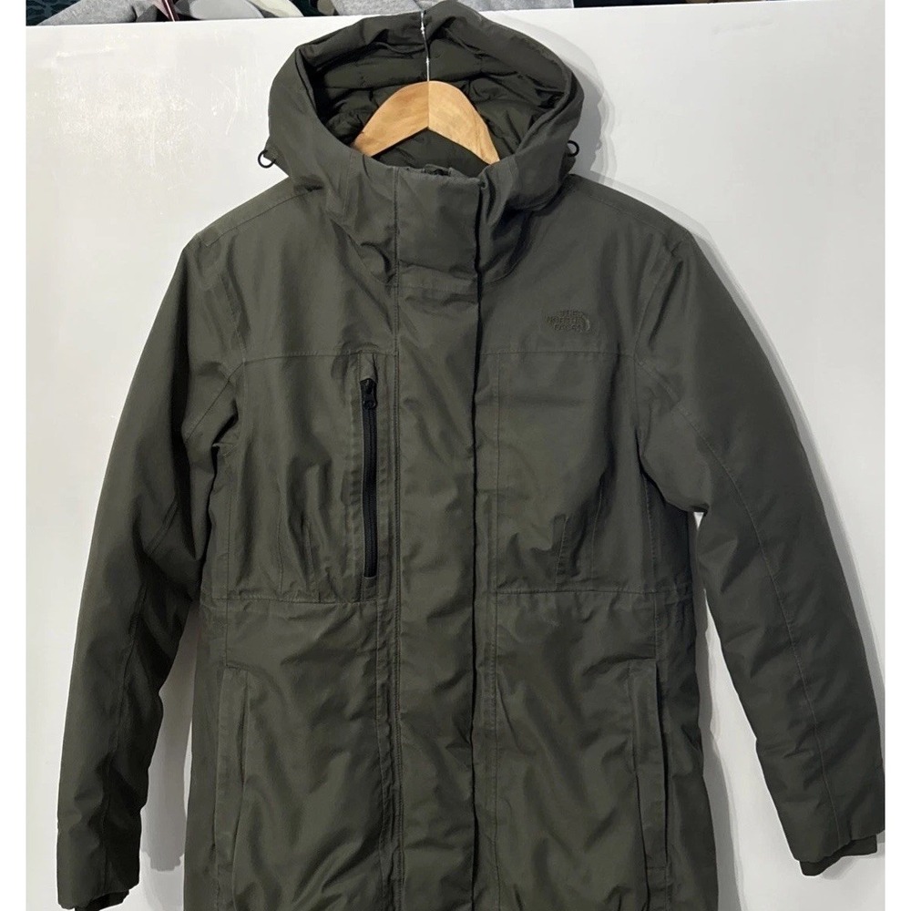 Women's The North Face Dryvent Downtown Parka 550 Down Sz Small NF0A3XD8 - Picture 3 of 14